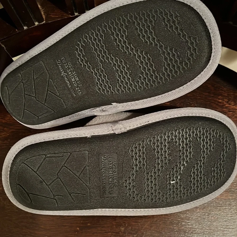 👻 NEW HALLOWEEN Scare Squad Dluxe by Dearfoams slippers youth Kids sz 2/3